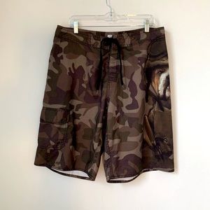 The Mountain Camo Dog Soldier Board Shorts